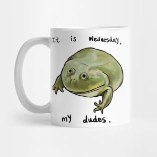 Wednesday Frog Art Mug